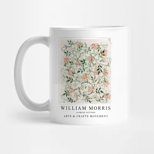 William Morris Jasmine Pattern Floral Wall Art Mug